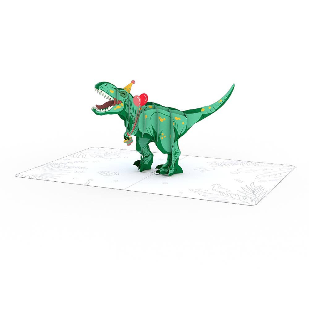 T-Rex Birthday Pop-Up Cards