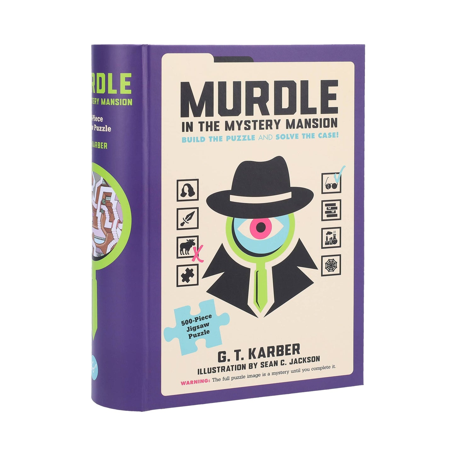 Murdle in the Mystery Mansion 500-Piece Jigsaw Puzzle