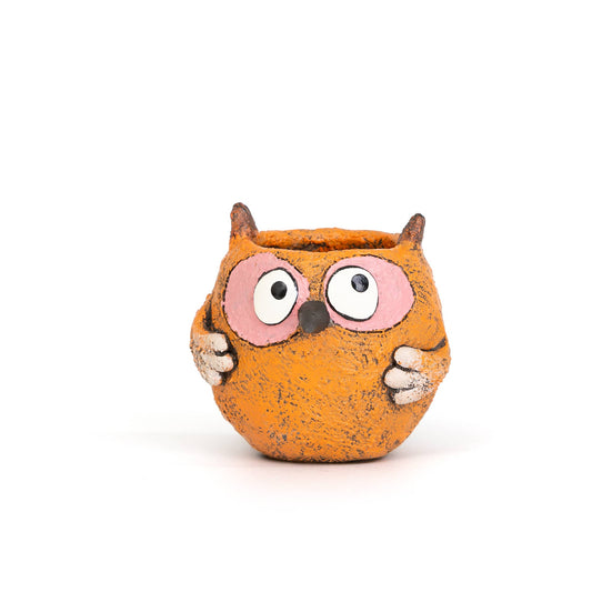 Hootie the Great Horned Owl Blobhouse Planter