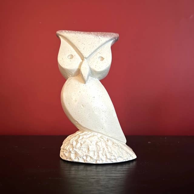 Soapstone Owl Sculpture 5-inch