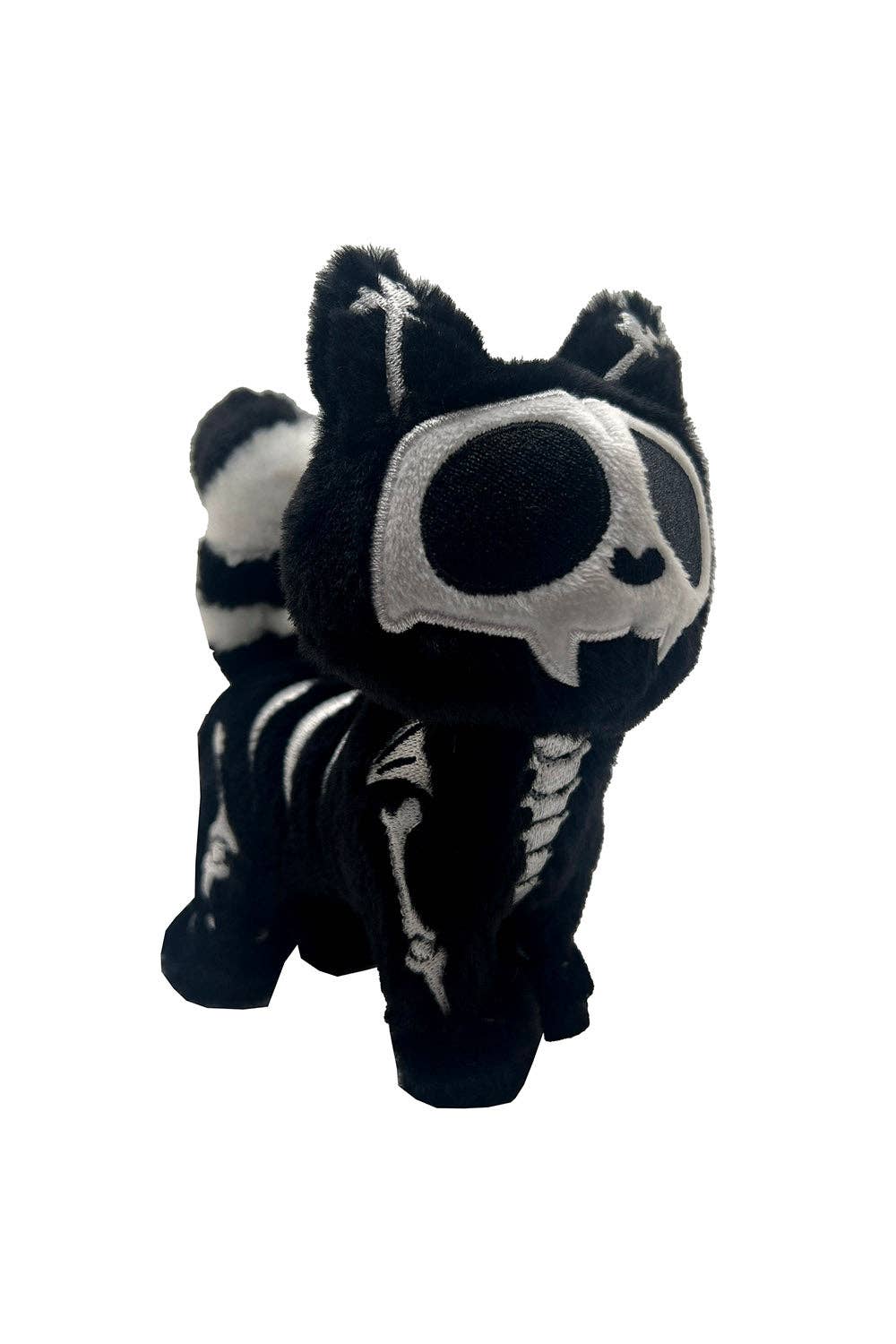 Skelekitty Plush Keychain
