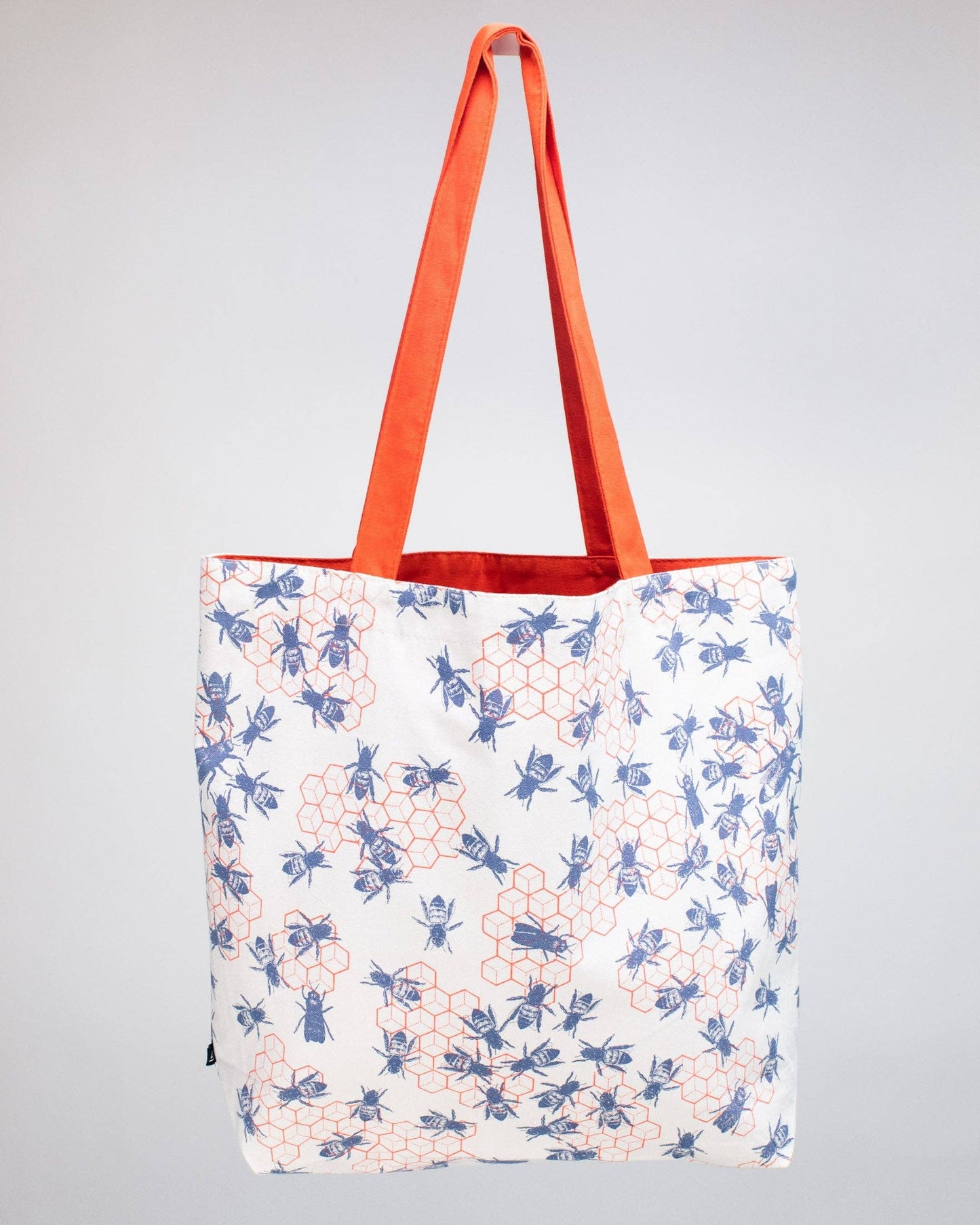 Bee Hive Canvas Shoulder Tote Bag