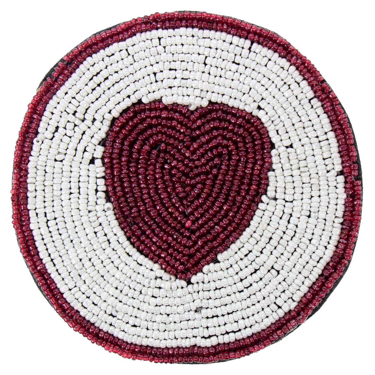 Card Suits Glass Beaded Coasters - Set of 4