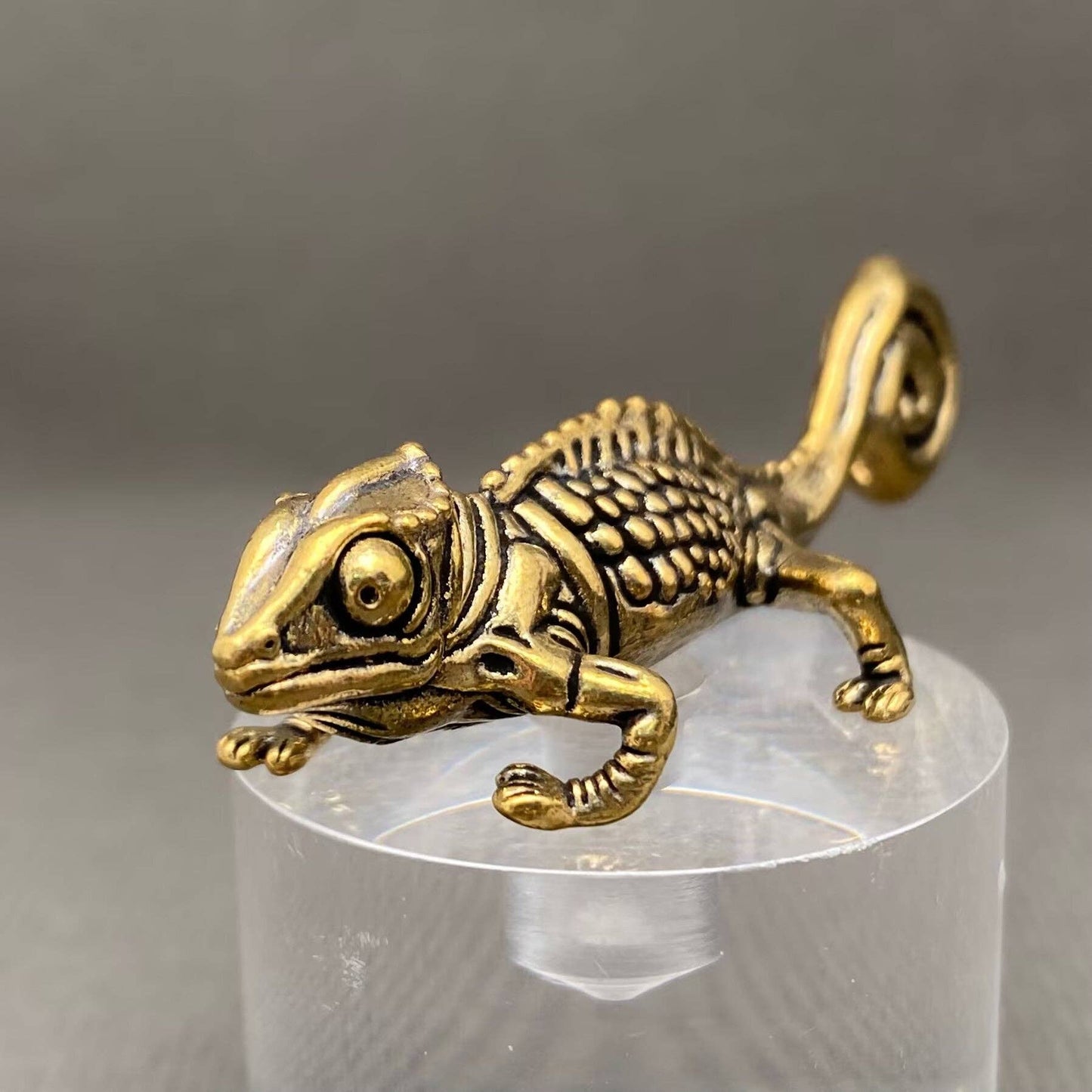 Brass Lizard Figurine