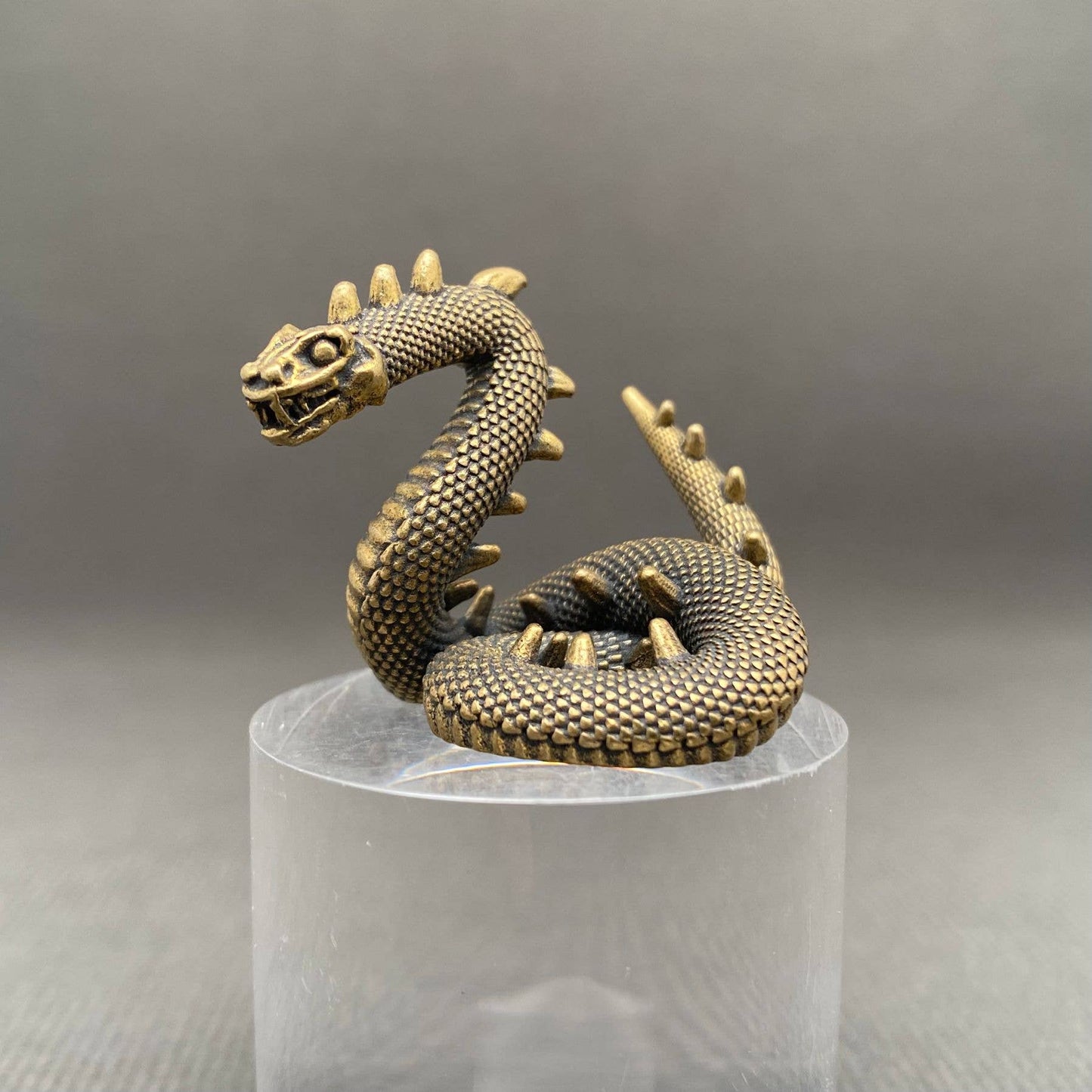 Brass Snake Figurine
