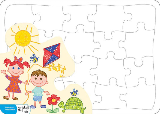 Create Your Own Puzzle: 10"x14" 35pc Tray Puzzle