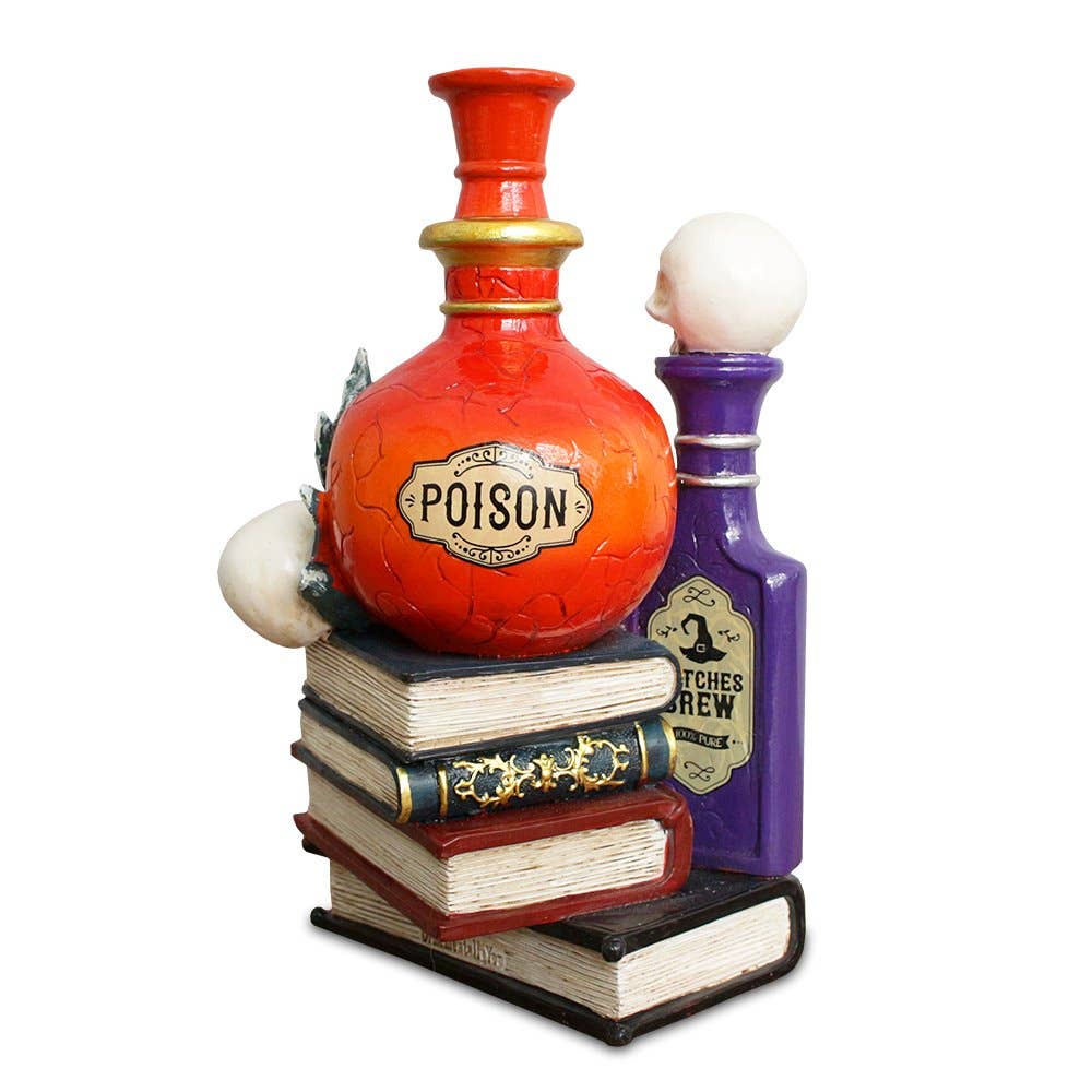 Sorcerer’s Poison Potions Spooky 8" Lighted Figurine