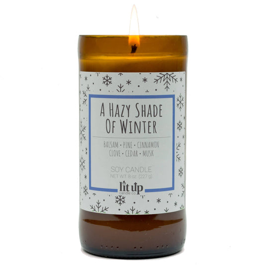 A Hazy Shade of Winter 8 oz soy candle