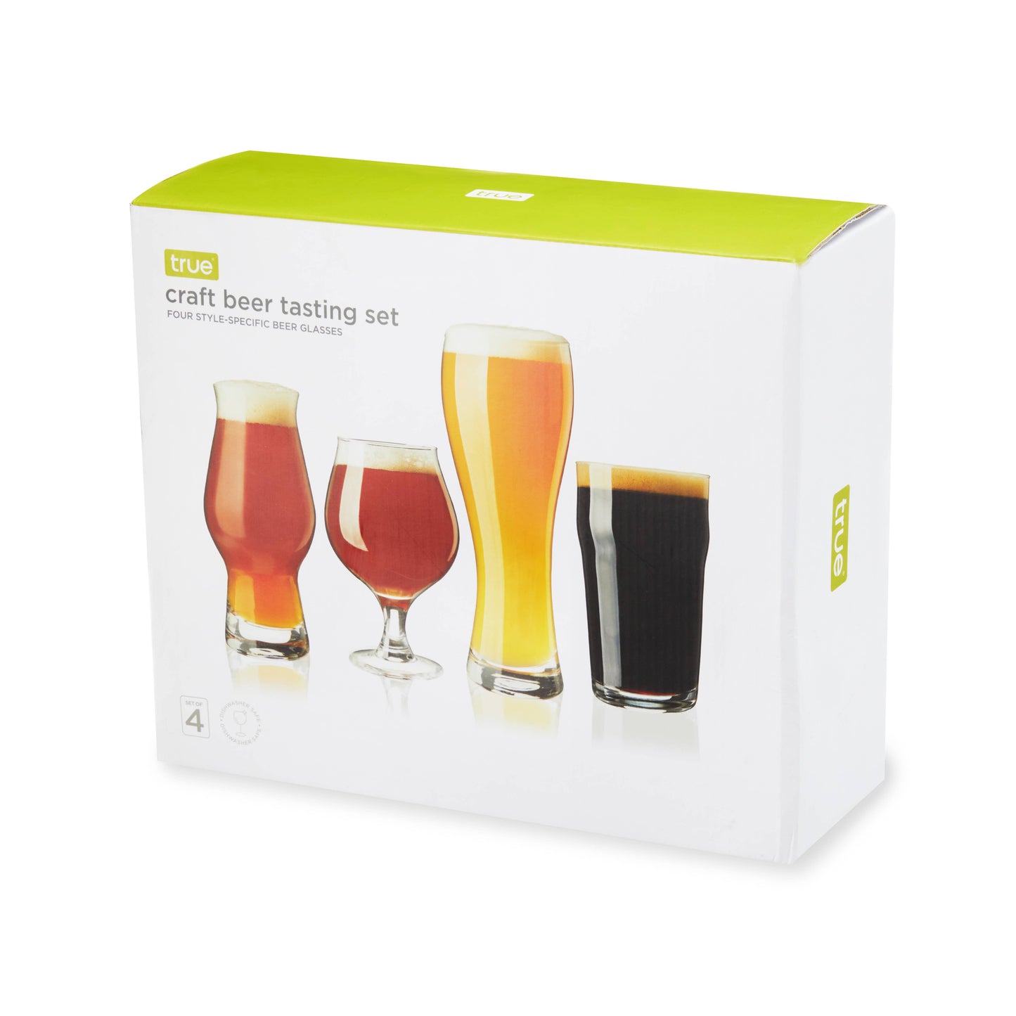 Craft Beer Tasting Glasses Kit - Set of 4