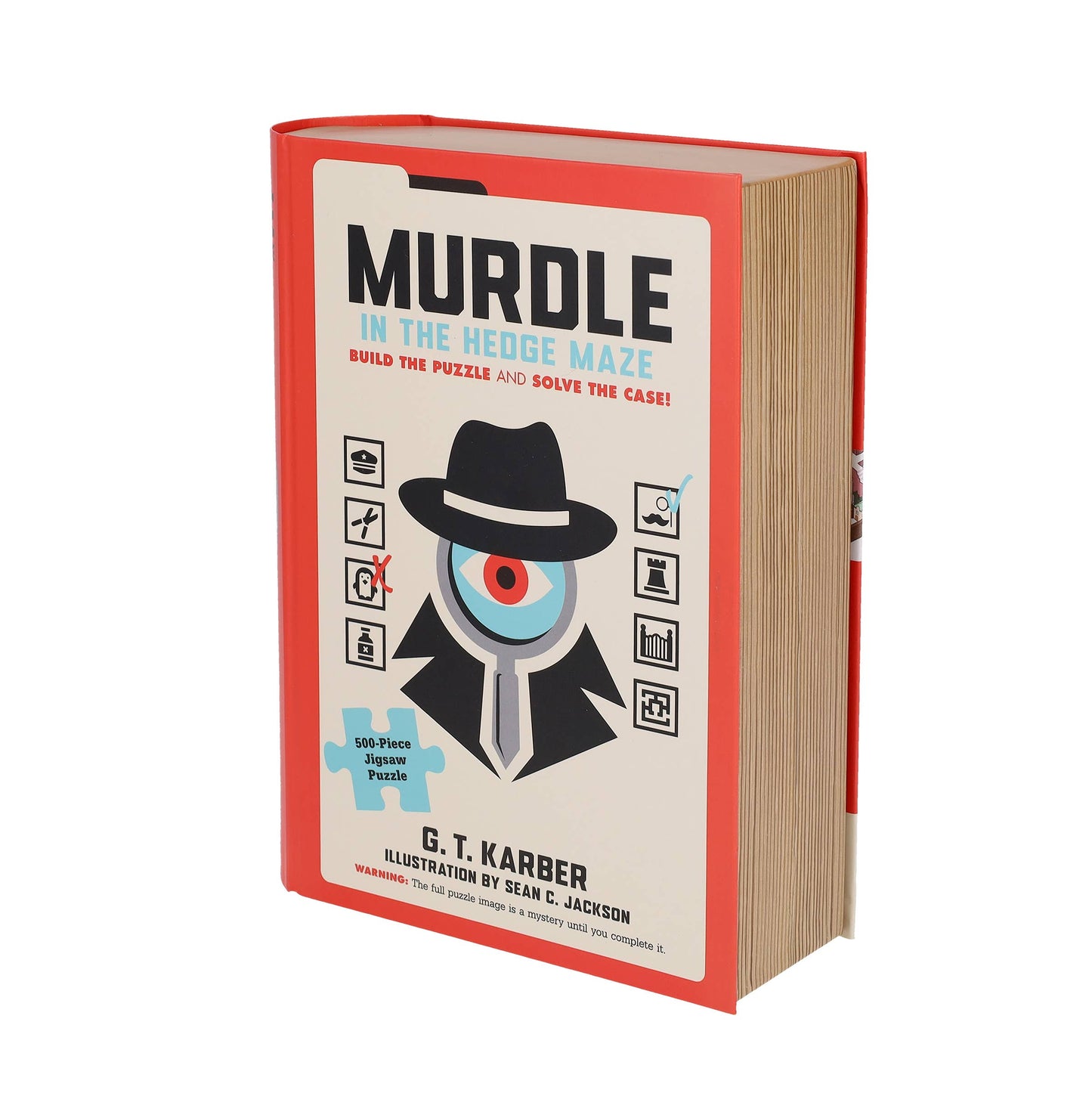 Murdle in the Hedge Maze 500-Piece Jigsaw Puzzle