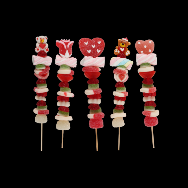 Valentine's Day Gummy Kabob