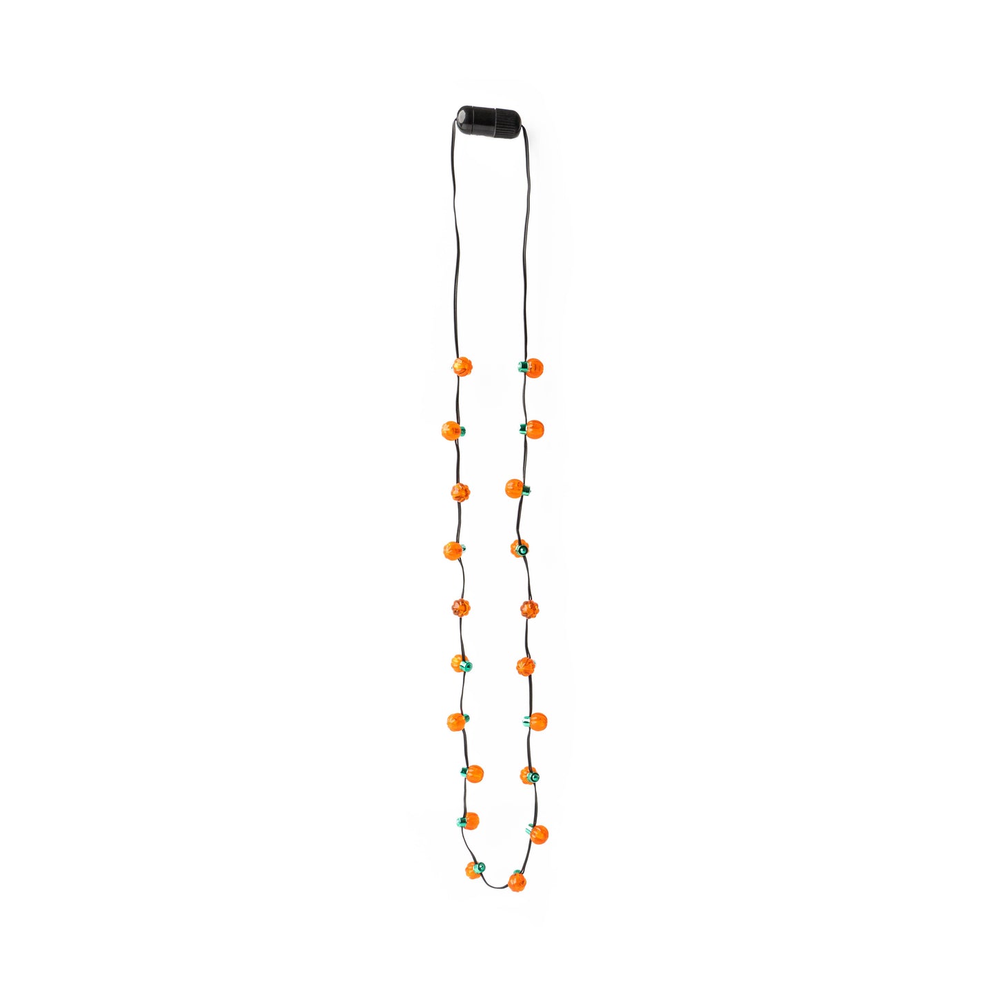 Lotsa Light Pumpkin Halloween Necklace