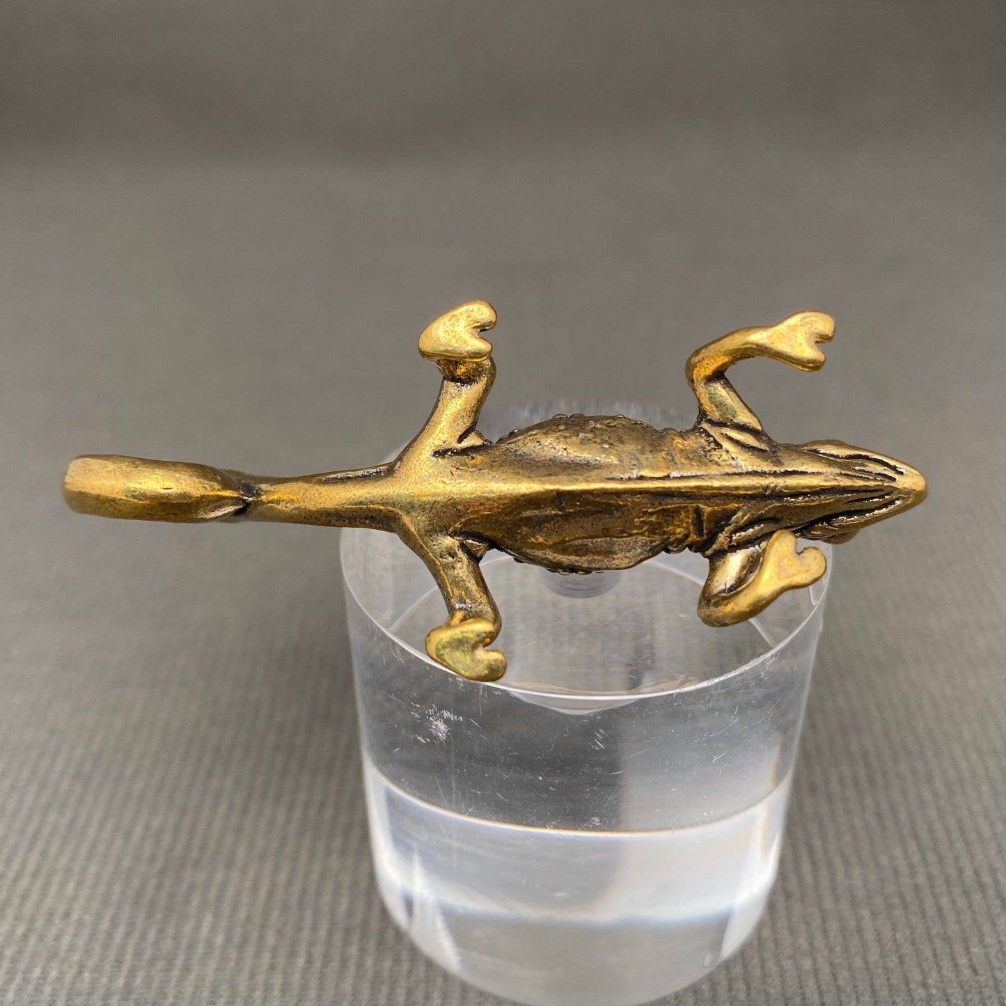 Brass Lizard Figurine