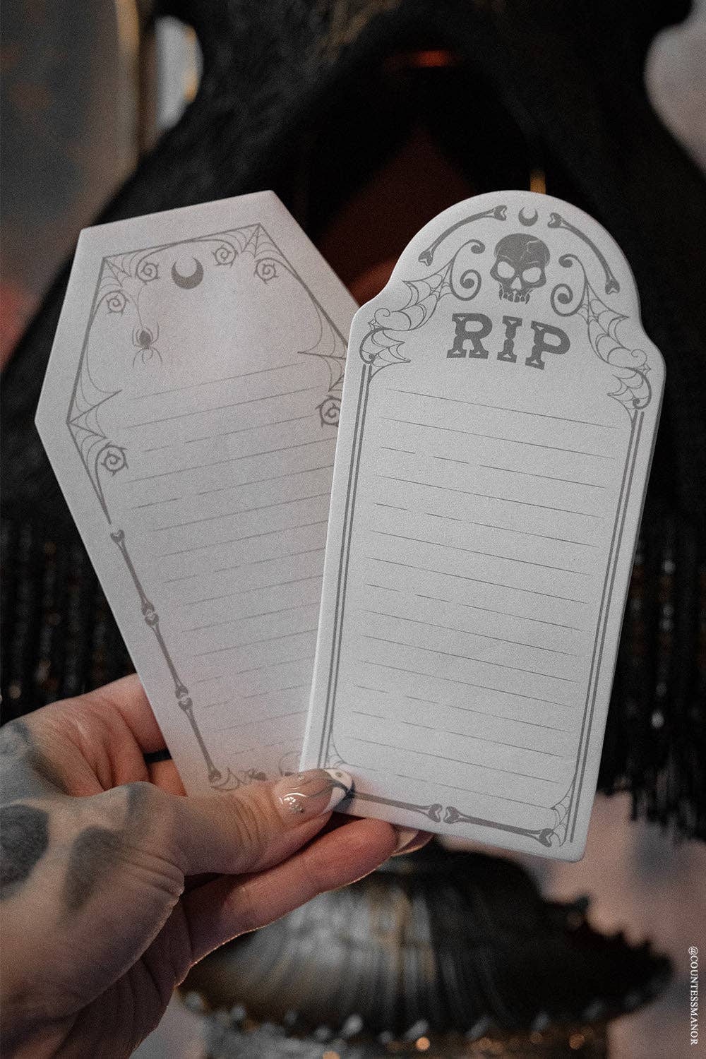 Last Writes Coffin Sticky Notes