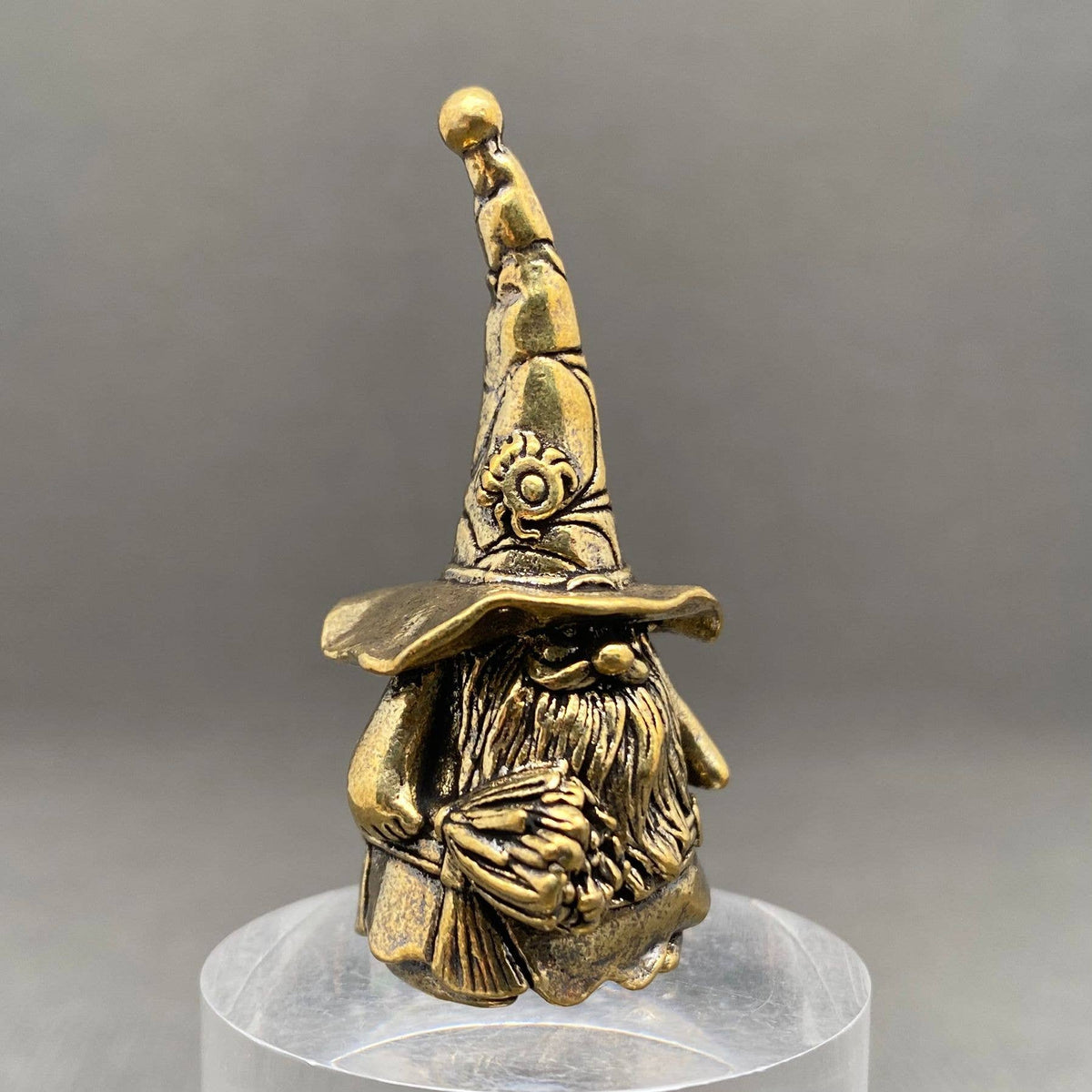 Dwarf Wizard Brass Crafts Desktop Ornaments