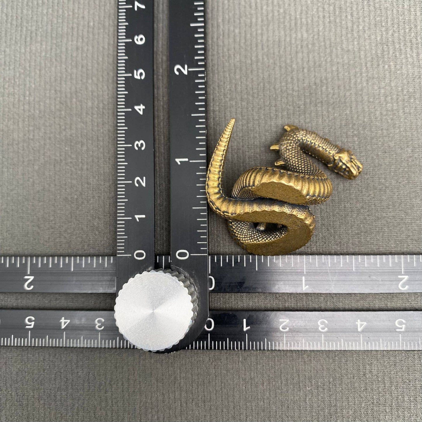 Brass Snake Figurine