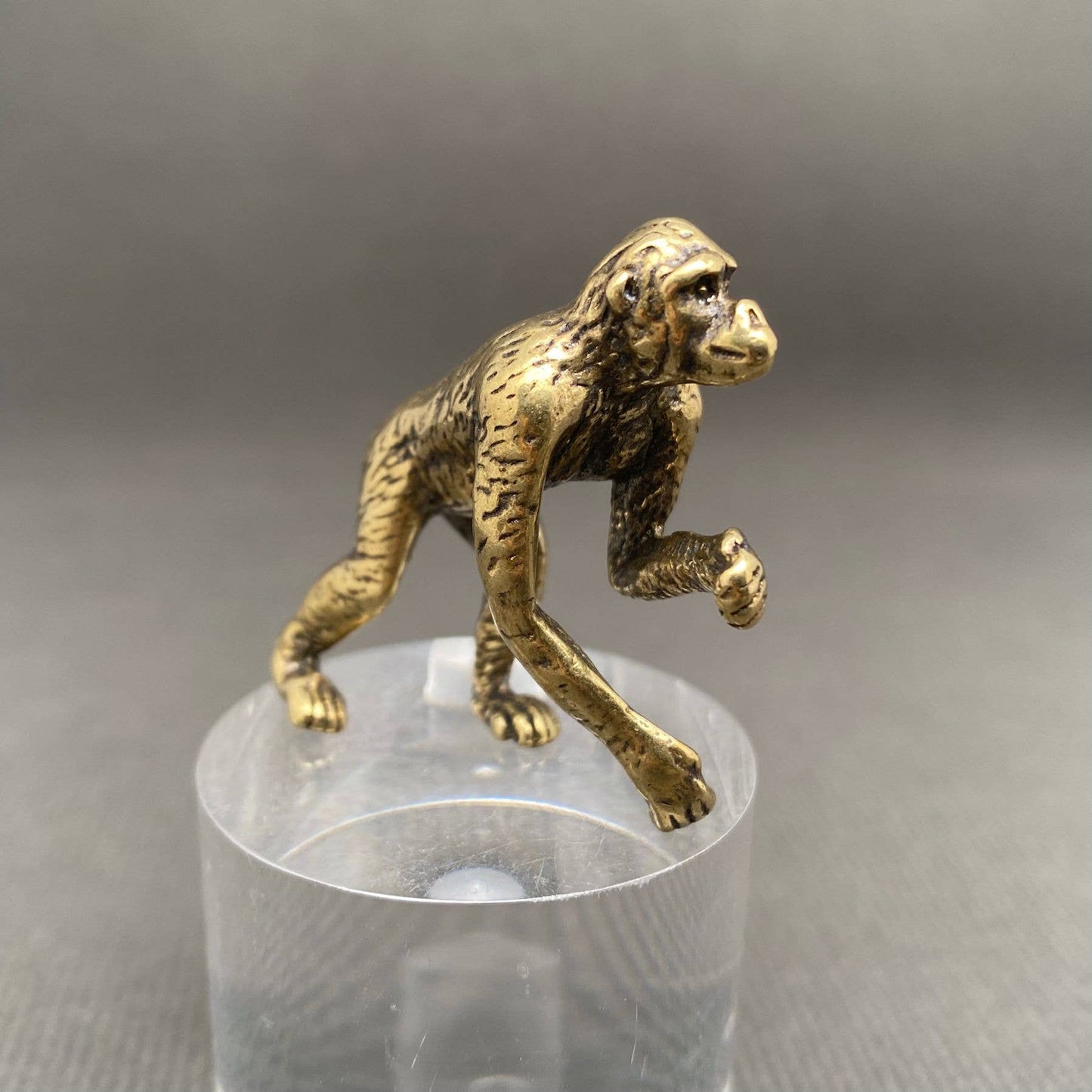 Brass Orangutan Figurine
