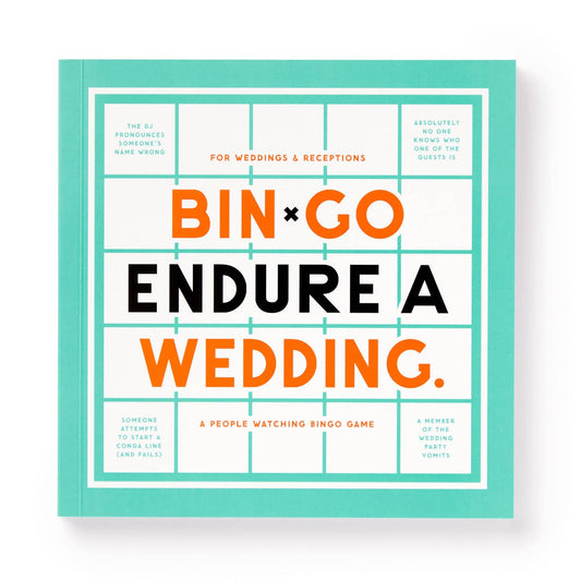 Bin-go Endure A Wedding Bingo Book