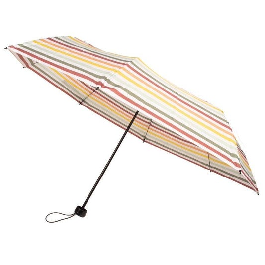 Compact Travel Stripe Umbrella- Manual Open