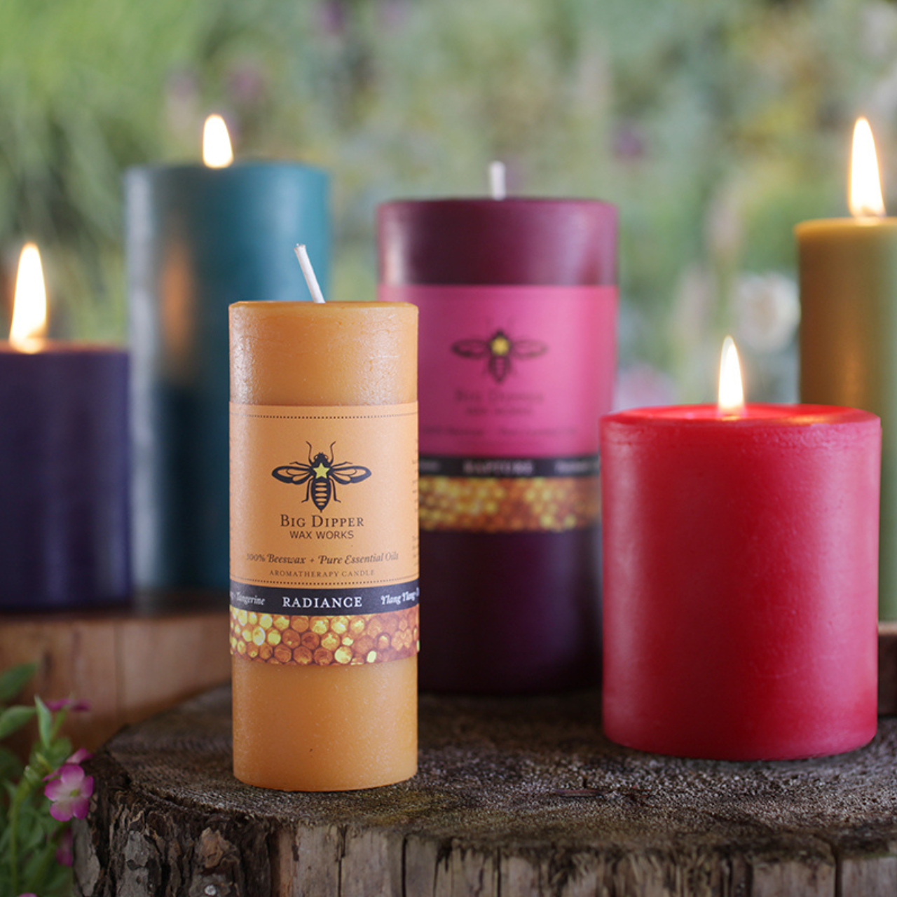 Beeswax Aromatherapy Pillars: Awaken