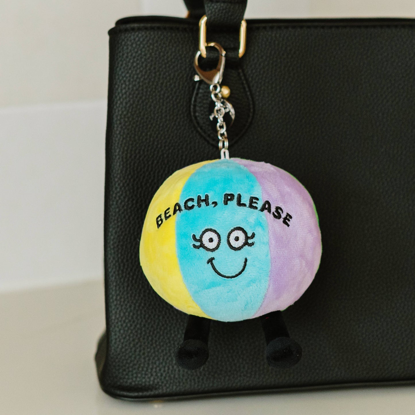Beach Ball Plush Bag Charm