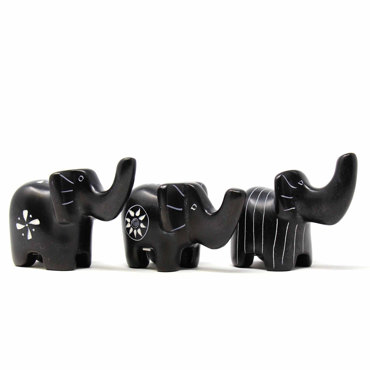 Fuchsia Soapstone Elephant