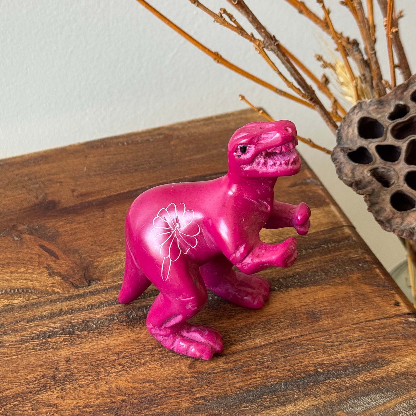 Soapstone Tyrannosaurus Dinosaur