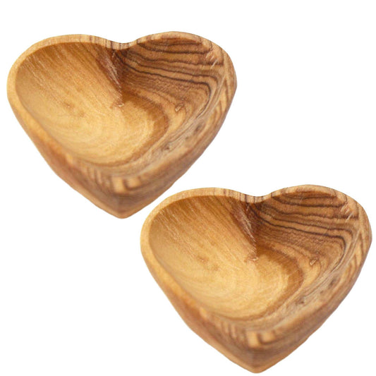 Petite Olive Wood Heart Bowl