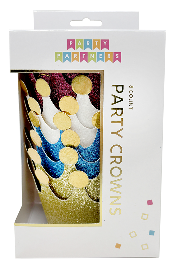 Colorful Mini Party Crowns