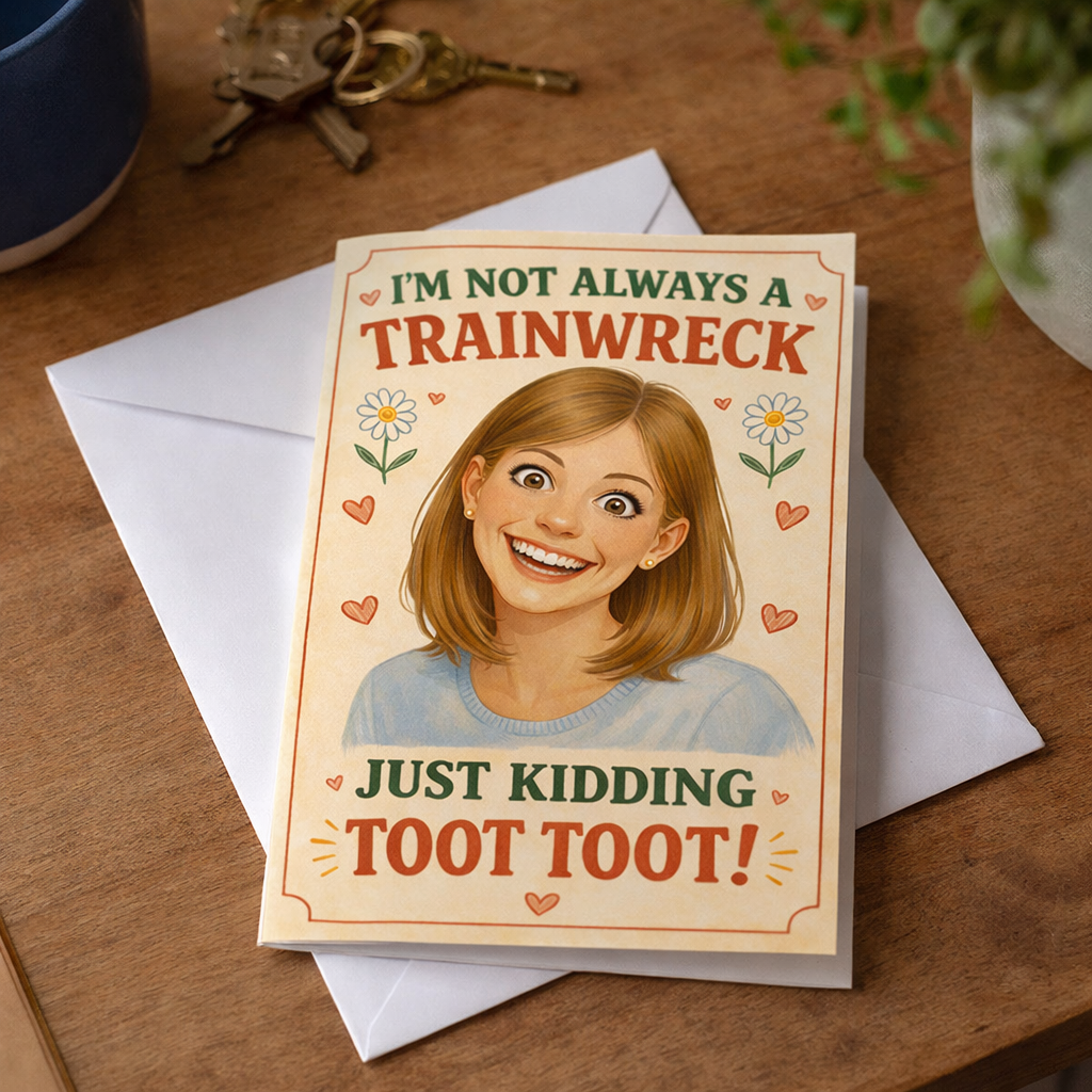 I'm Not Always a Trainwreck Greeting Card