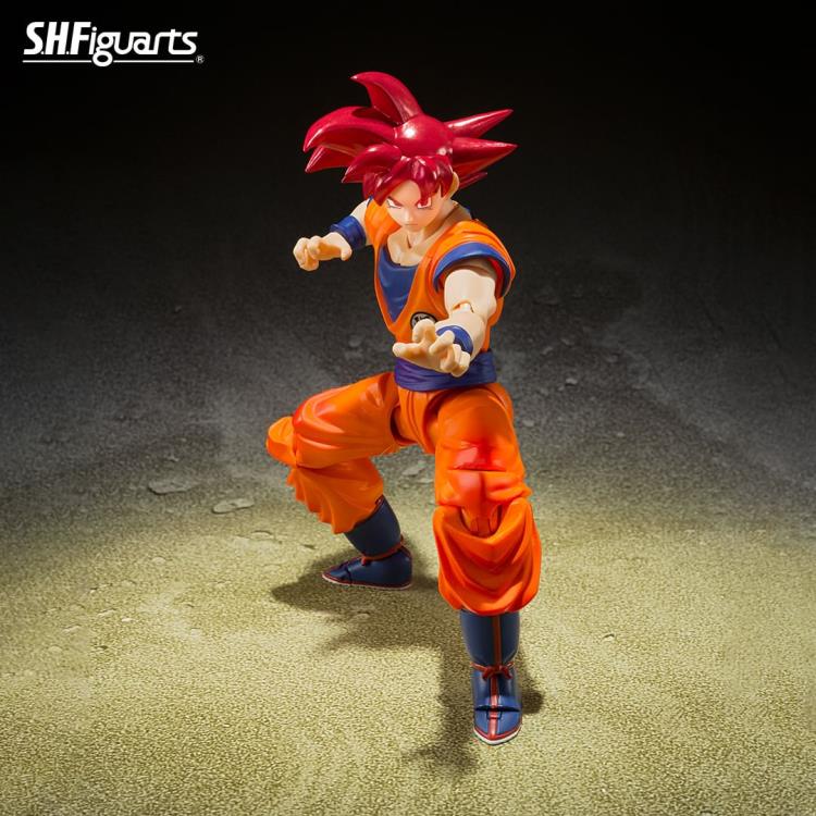 Super Saiyan God Goku Dragon Ball SH Figuarts Figure