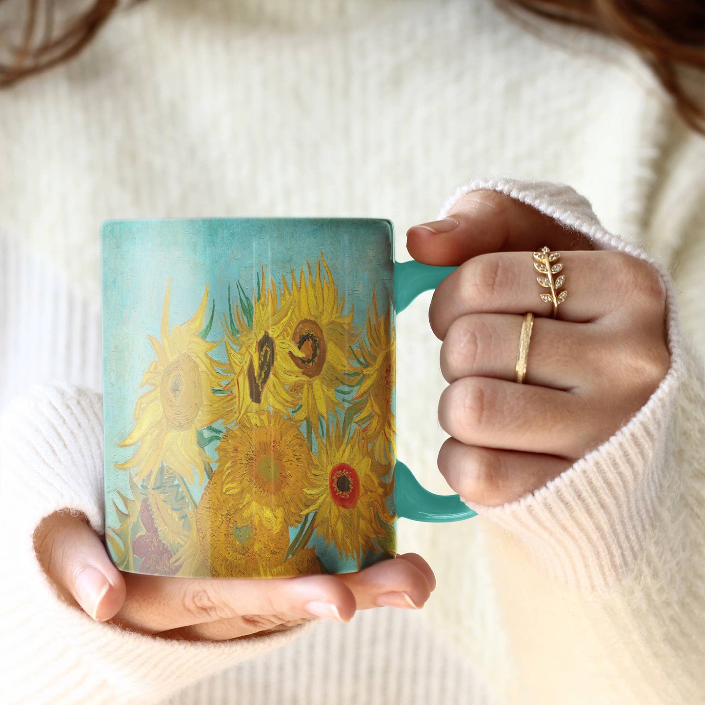 Porcelain Mug - van Gogh Sunflowers