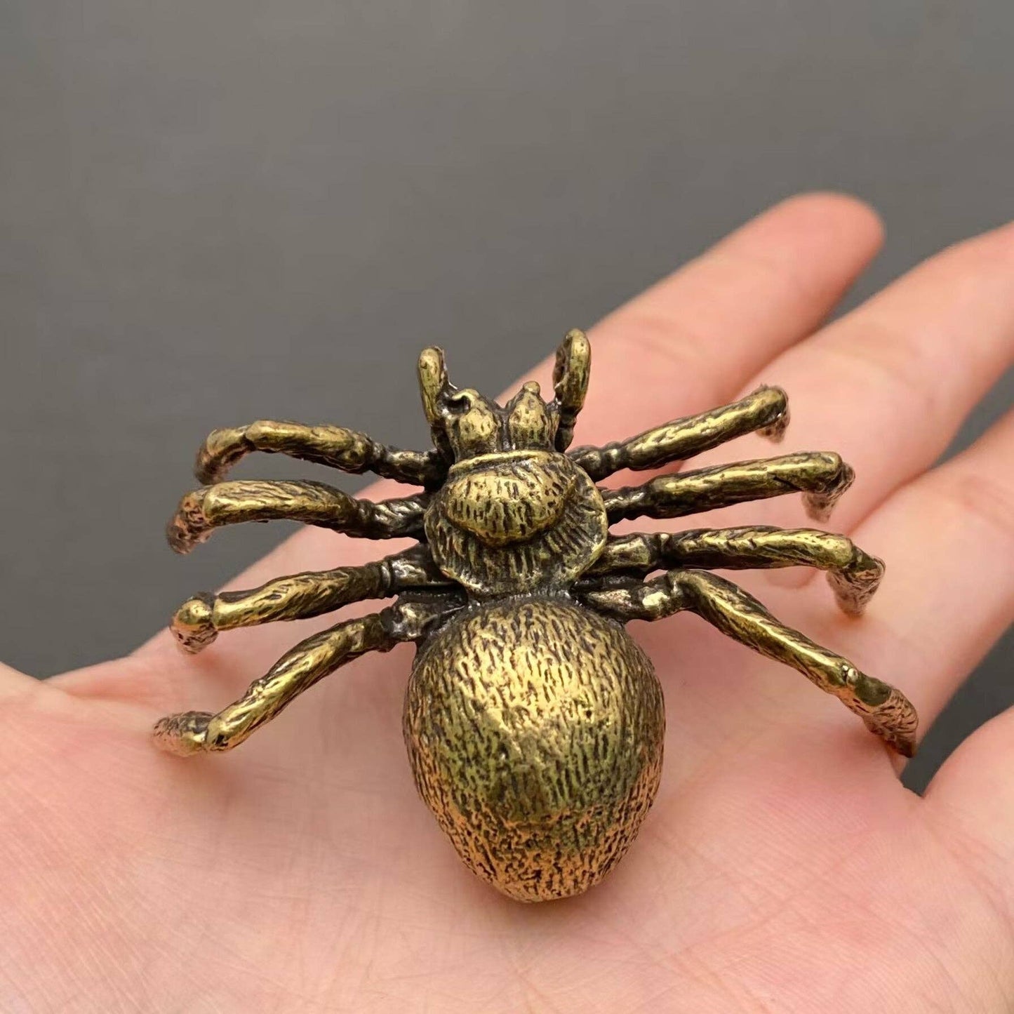 Brass Spider Figurine