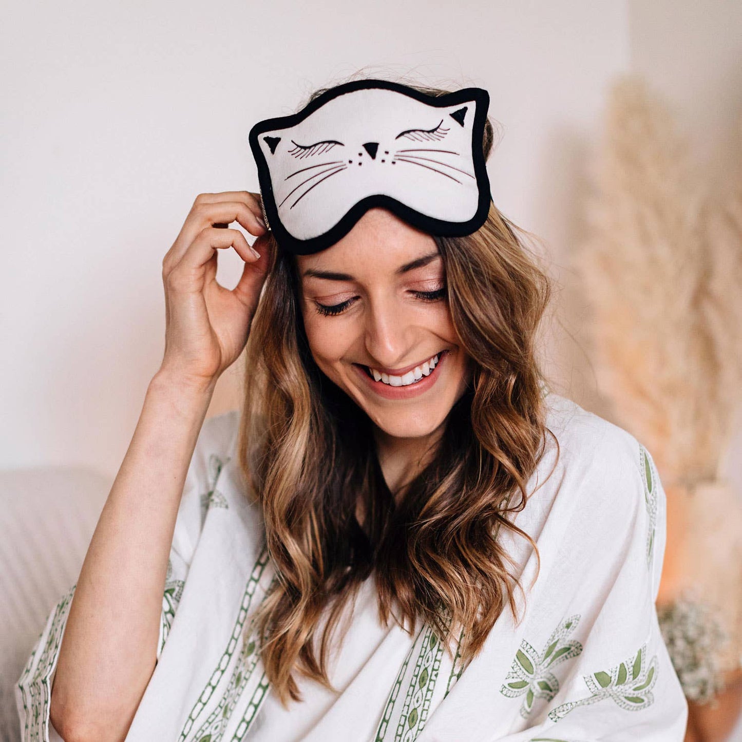 Cat Nap Velvet Sleep Mask