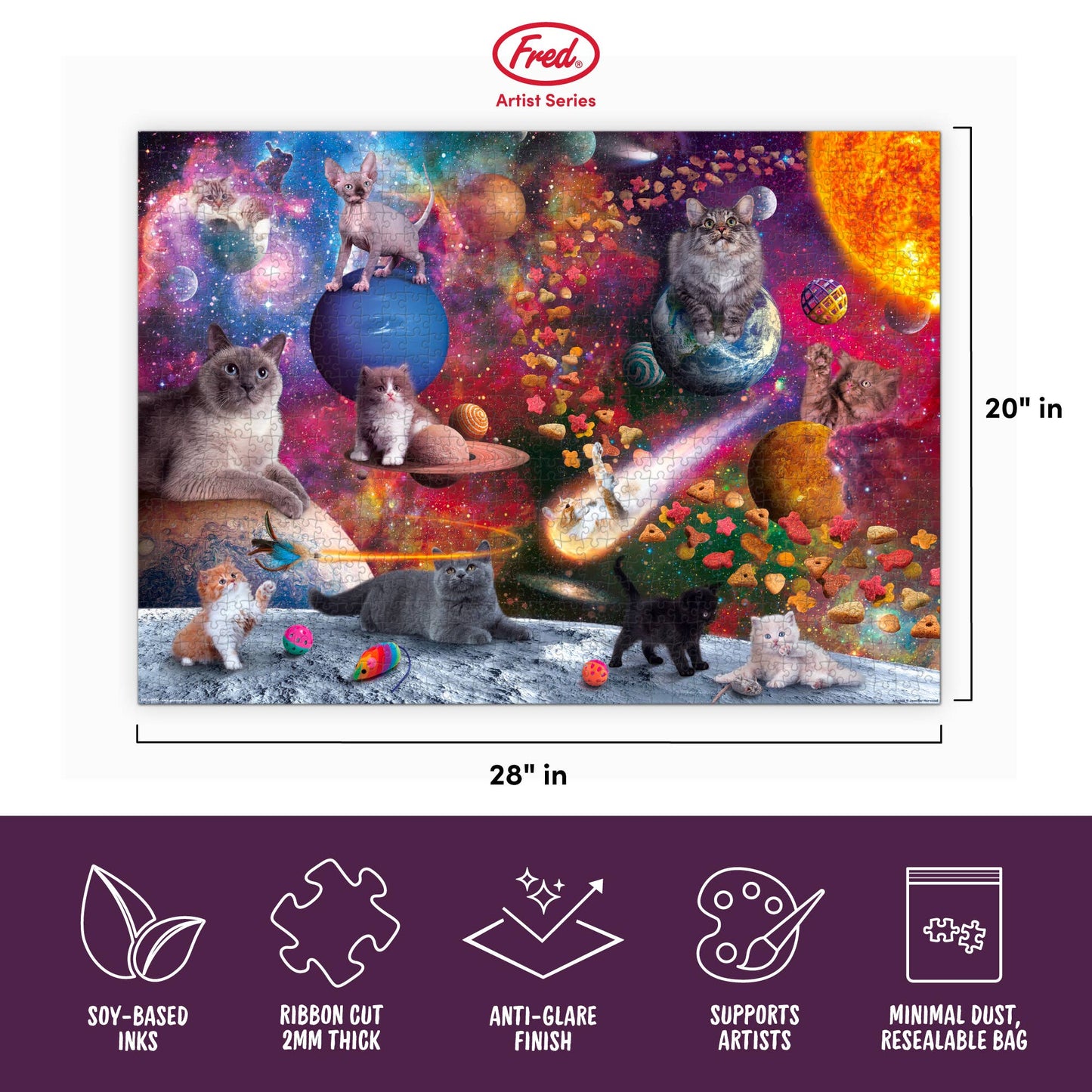 Galaxy Cats Puzzle 1000pc