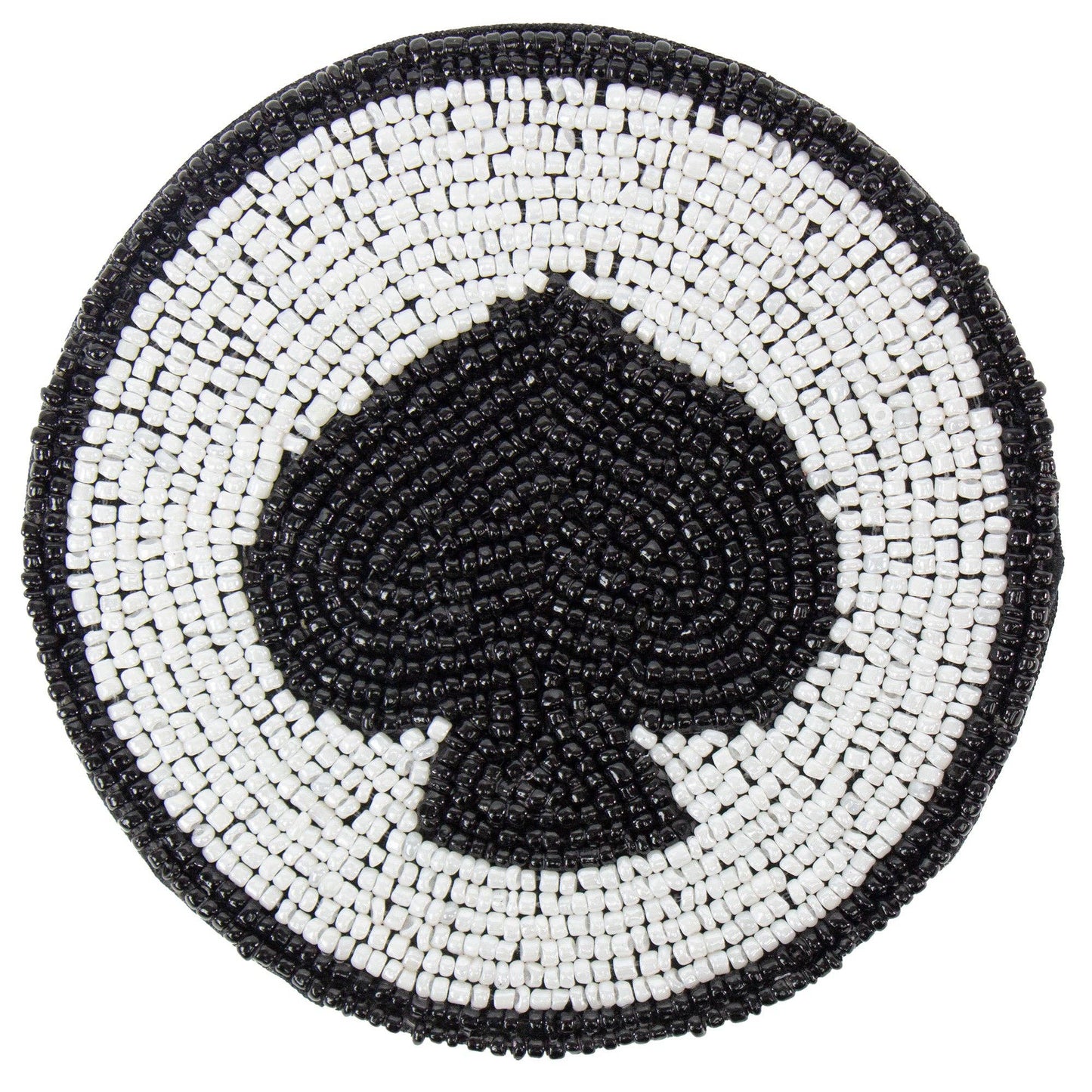 Card Suits Glass Beaded Coasters - Set of 4