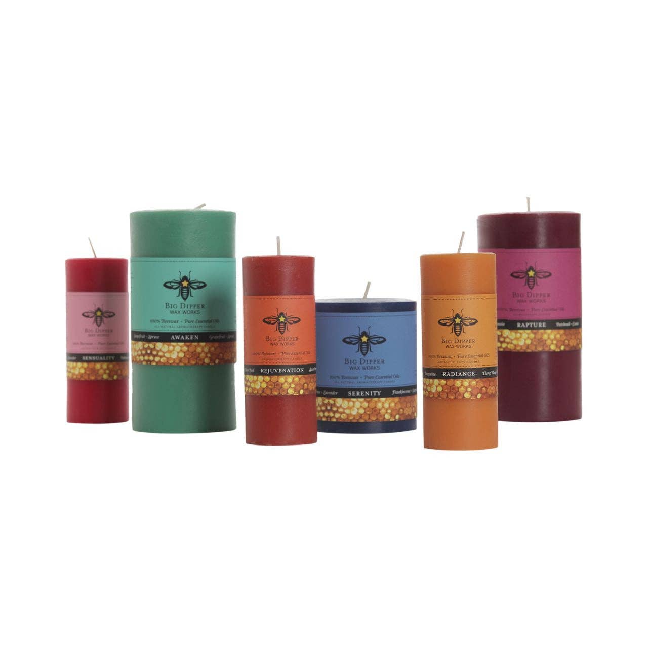 Beeswax Aromatherapy Pillars: Awaken