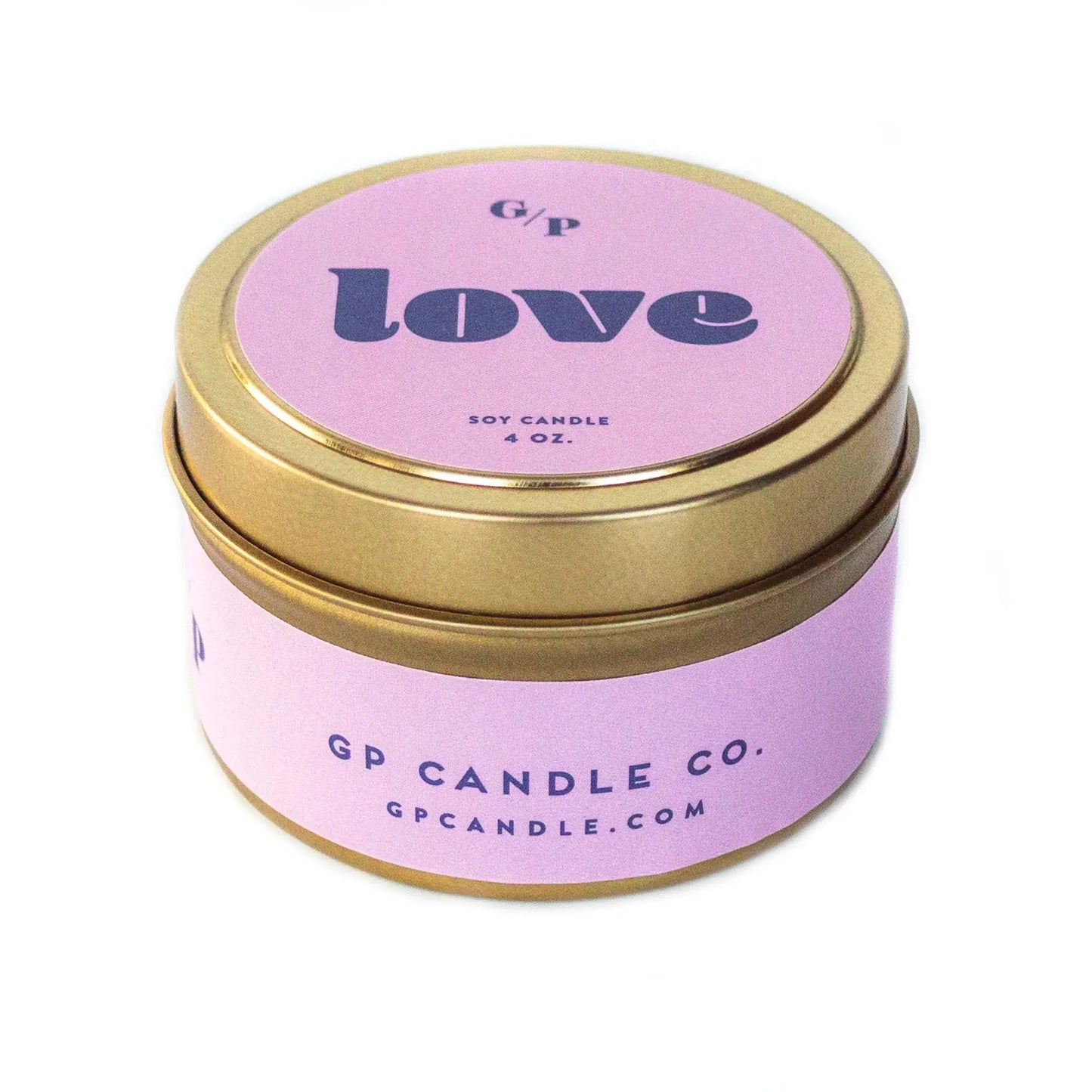 Love Just Because 4 oz. Candle Tin