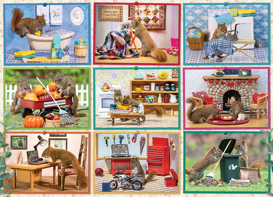 Squirrels at Home 1000-Piece Puzzle