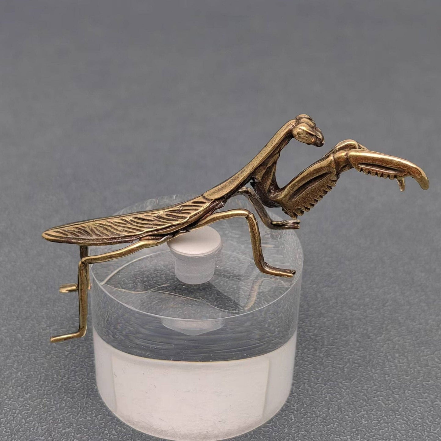 Brass Mantis Figurine
