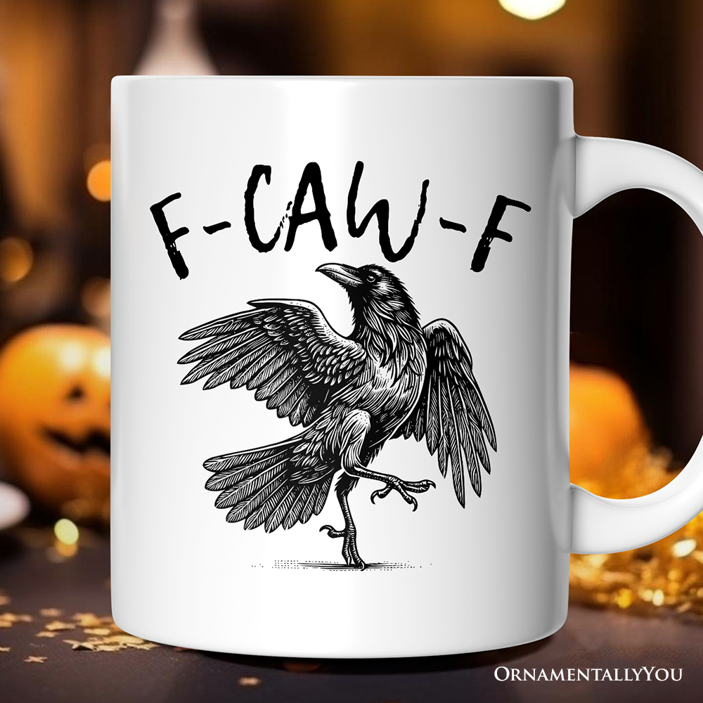 F-CAW-F Gothic Raven Mug