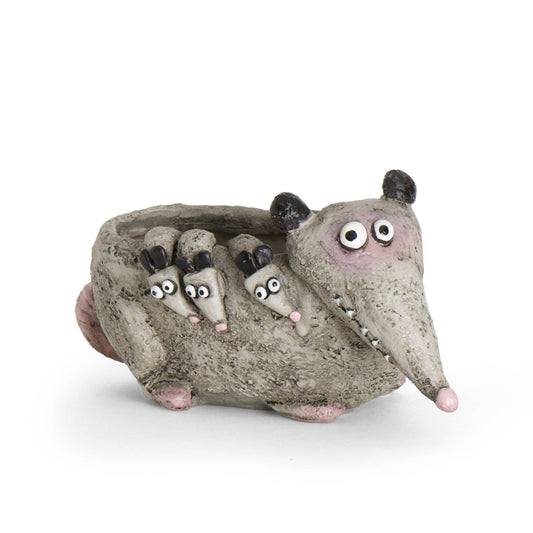 Hattie the Mama Opossum Blobhouse Planter
