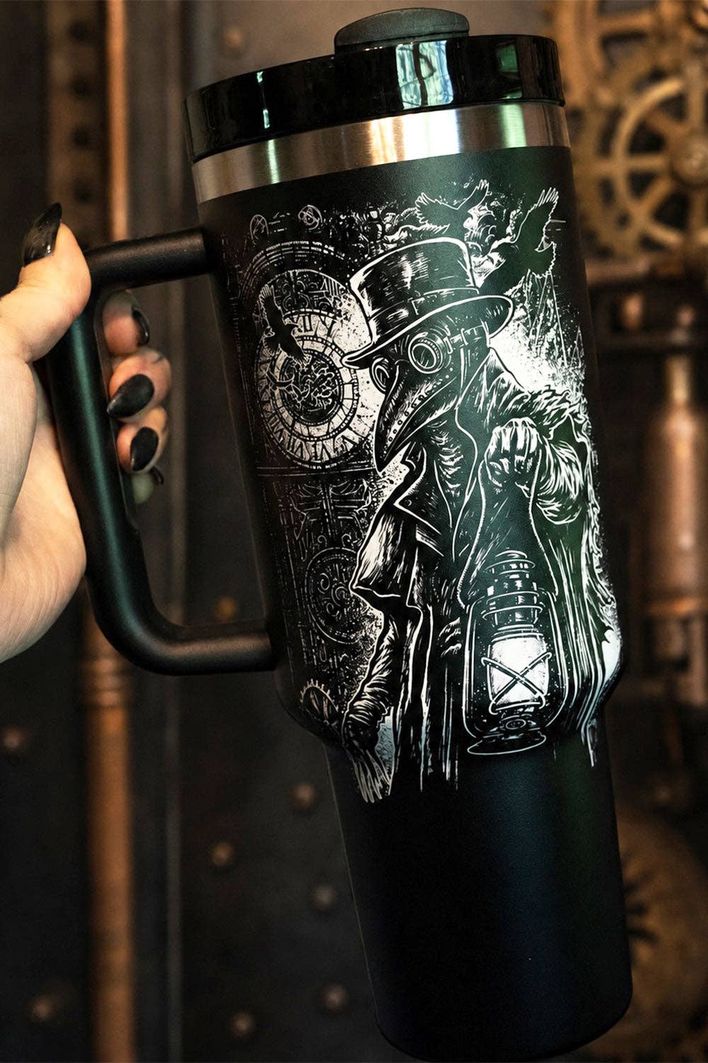 Death Toll Plague Doctor 40oz Tumbler