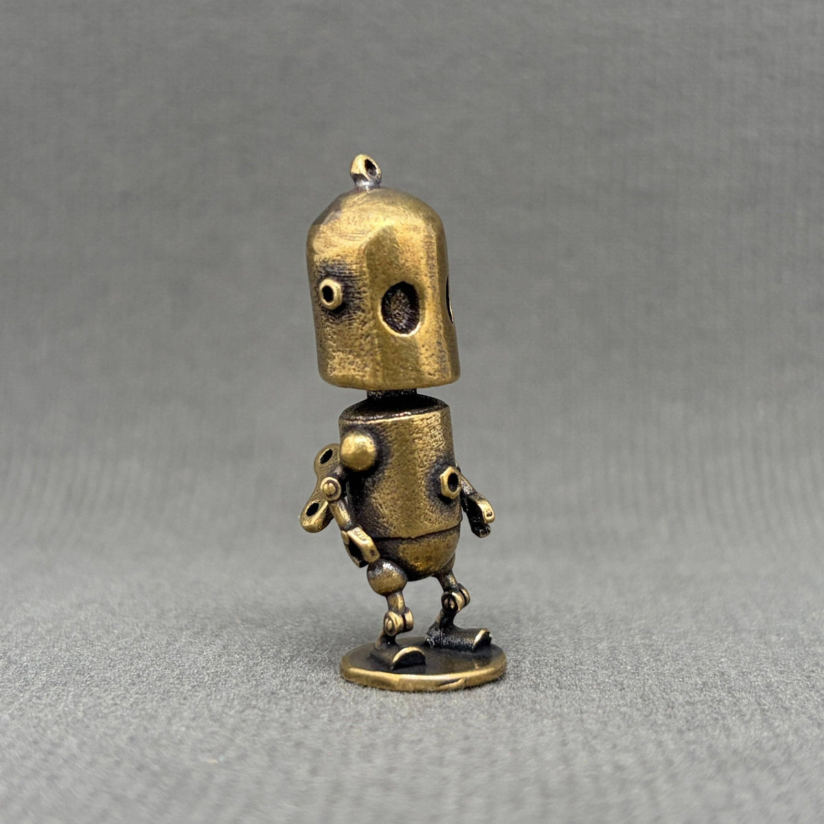 Mini Robot Brass Figurine
