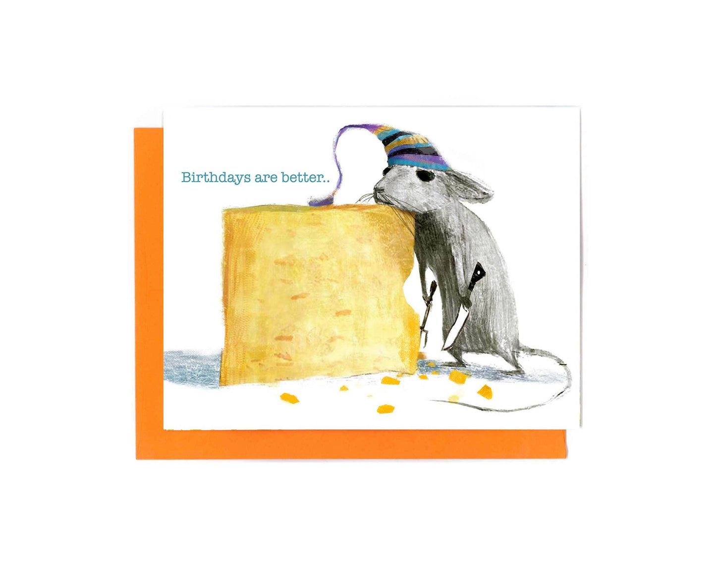 Spread The Cheddar Birthday Card
