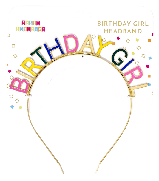 Birthday Girl Metal Headband