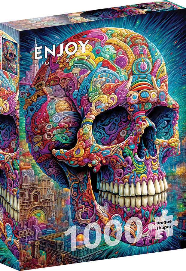 Quirky Skull 1000-Piece Puzzle