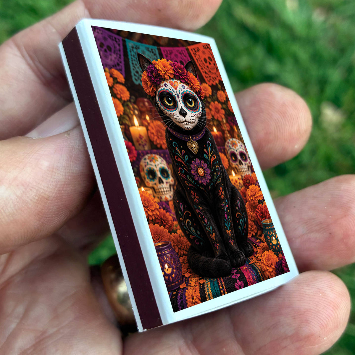 Day of the Dead Cat Matches