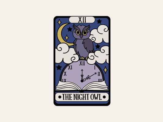 The Night Owl Book Sticker