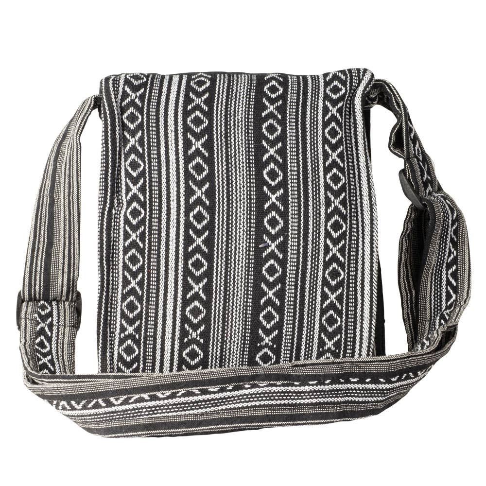 Black Sun & Moon Crossbody Bag
